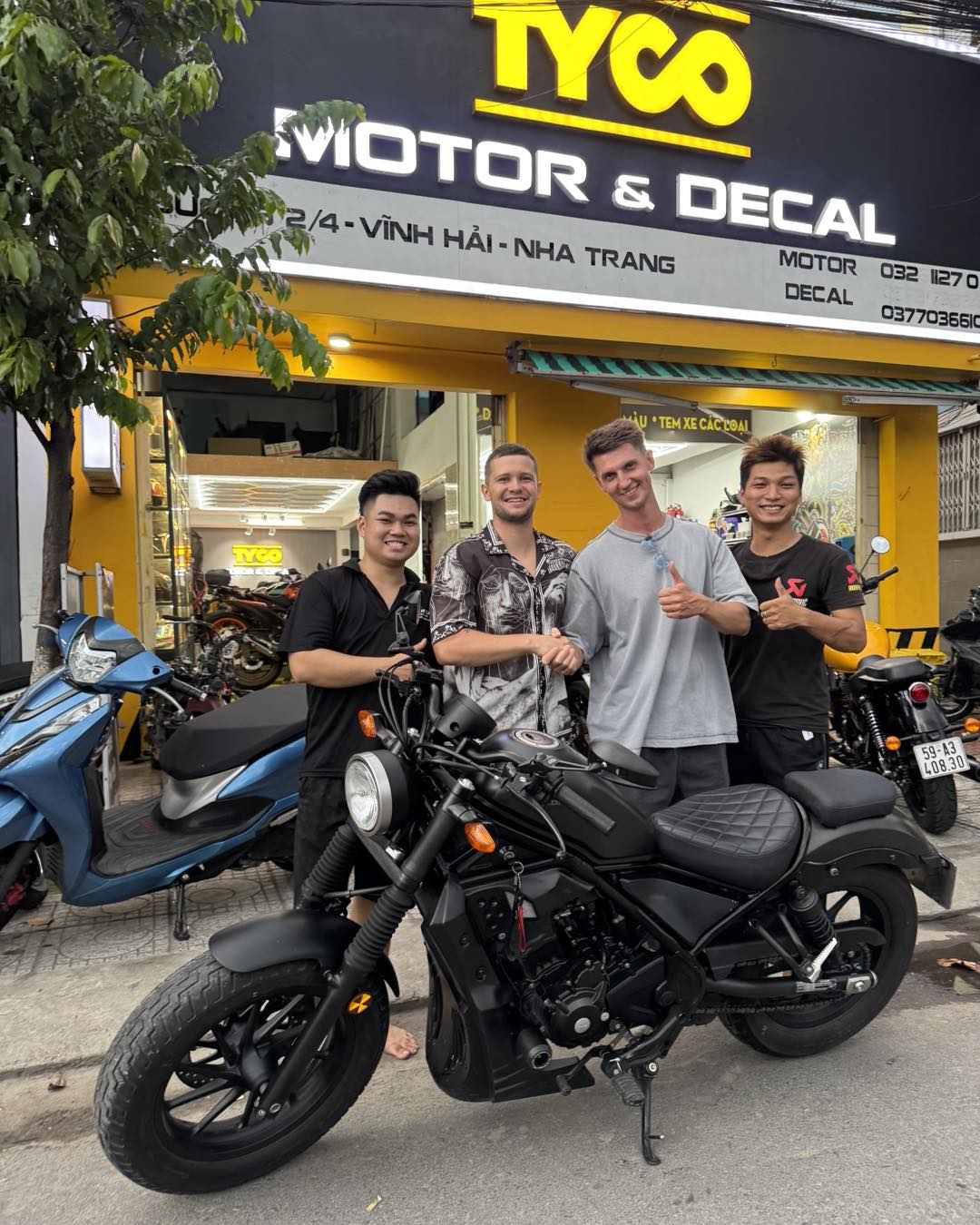 thuê motor nha trang